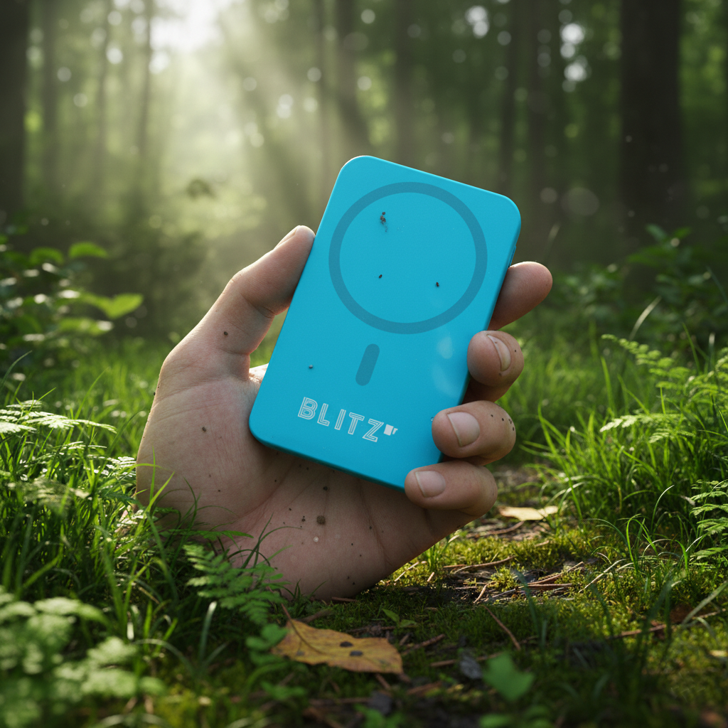 BLITZ Magnetic Wireless Power Bank with Built-in Cable