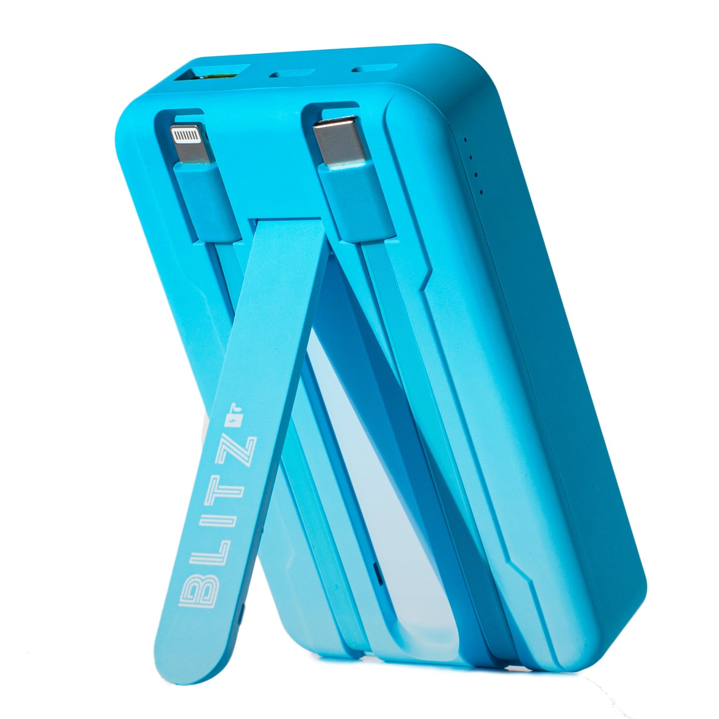 BLITZ Magnetic Wireless Power Bank with Built-in Cable